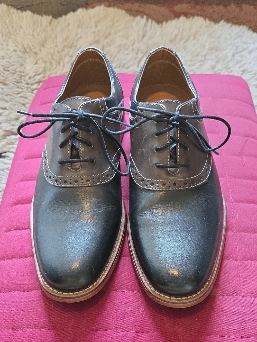 G.H. Bass & Co. Leather Oxford Shoes